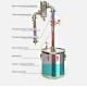 Mast column "Aroma" 30/350/t (2 inches) for heating elements в Воронеже