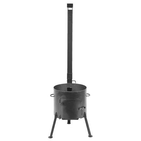 Stove with a diameter of 340 mm with a pipe for a cauldron of 8-10 liters в Воронеже