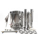 Packed distillation column 50/400/t with CLAMP (3 inches) в Воронеже