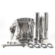 Packed distillation column 30/350/t with CLAMP 3 inches в Воронеже
