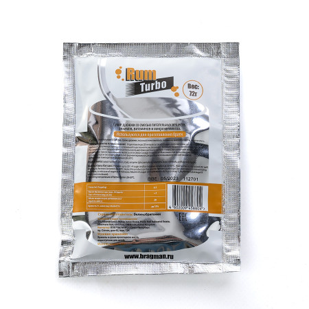 Turbo yeast alcohol BragMan "RUM TURBO" (72 gr) в Воронеже