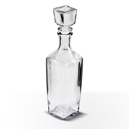 Бутылка (штоф) "Элегант" стеклянная 0,5 литра с пробкой  в Воронеже