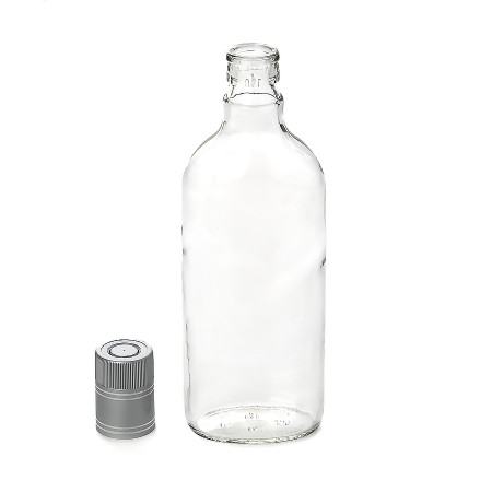 Бутылка "Фляжка" 0,5 литра с пробкой гуала в Воронеже